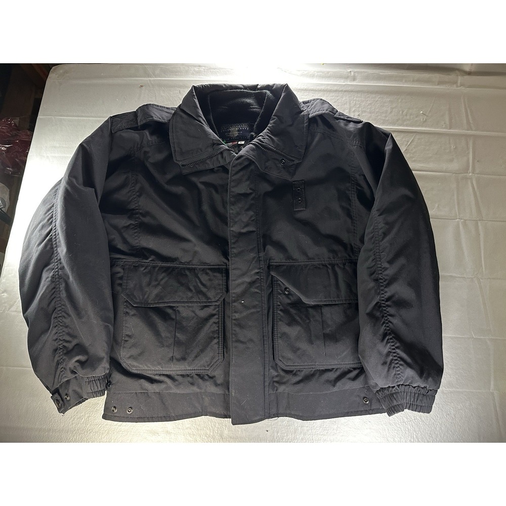 Spiewak Golden Fleece Industrial‎ Parka Jacket Men's Large Black lined 3-in-1
